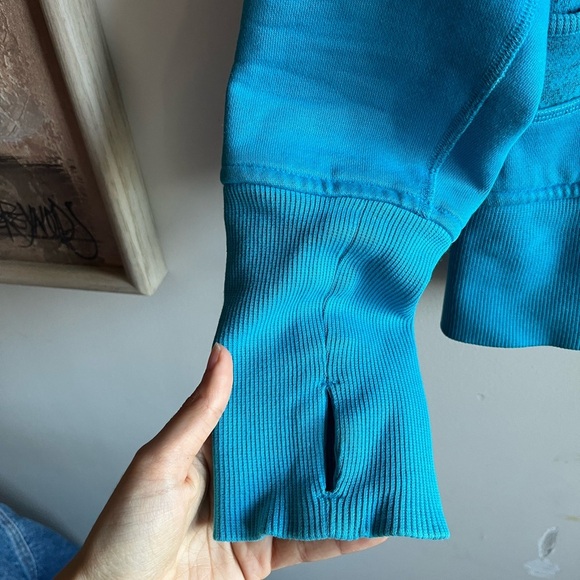 Lululemon Blue Zip-up Scuba Jacket - Size 8 - Picture 3 of 11